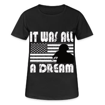 hip hop - Women's Breathable T-Shirt - black - Front - AI Model Female 172 light (172cm)