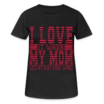 Gaming - T-shirt respirant Femme - noir - Devant - AI Model Female 172 light (172cm)
