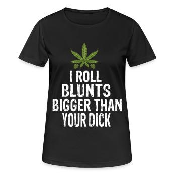Fille stoner - T-shirt respirant Femme - noir - Devant - AI Model Female 172 light (172cm)