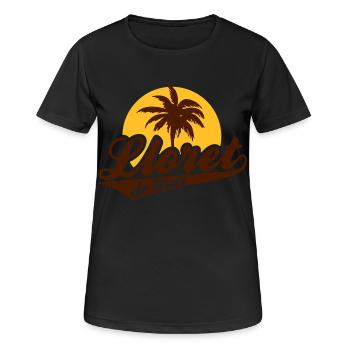 Lloret de Mar - T-shirt respirant Femme - noir - Devant - AI Model Female 172 light (172cm)