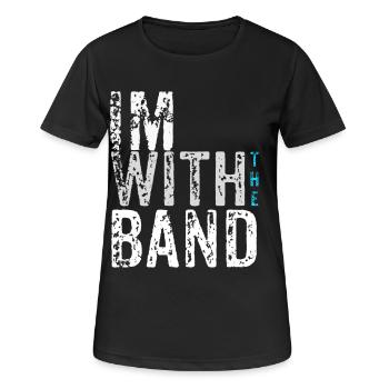 tape - Women's Breathable T-Shirt - black - Front - AI Model Female 172 light (172cm)