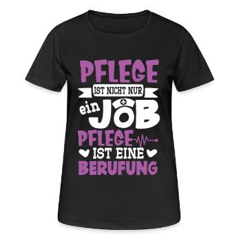 Senior Caregiver Engel Nursing Care Nursing Home - Women's Breathable T-Shirt - black - Front - AI Model Female 172 light (172cm)