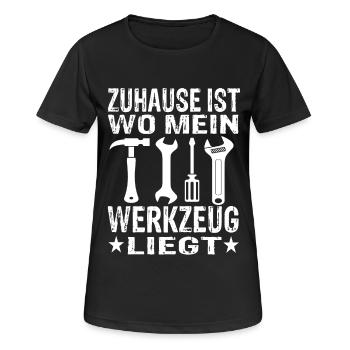 Handwerker handwerk handwerker Geschenke - Frauen T-Shirt atmungsaktiv - Schwarz - Vorne - AI Model Female 172 light (172cm)