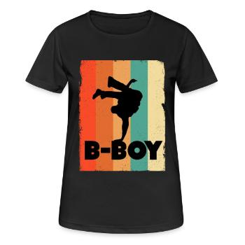 Breakdance kids - Women's Breathable T-Shirt - black - Front - AI Model Female 172 light (172cm)