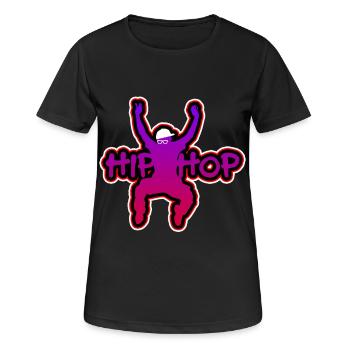 Hip Hop Hip Hop Clothing Hip Hop Party - Women's Breathable T-Shirt - black - Front - AI Model Female 172 light (172cm)