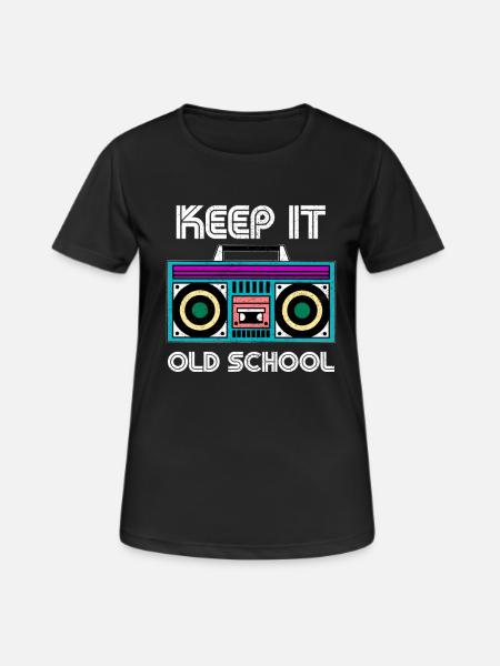 90s 90s costume 90s party 90s fashion - Women's Breathable T-Shirt - black