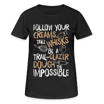 Cuisine Cuisine Cuisine Cadeaux Cuisines - T-shirt respirant Femme - noir - Devant - AI Model Female 172 light (172cm)