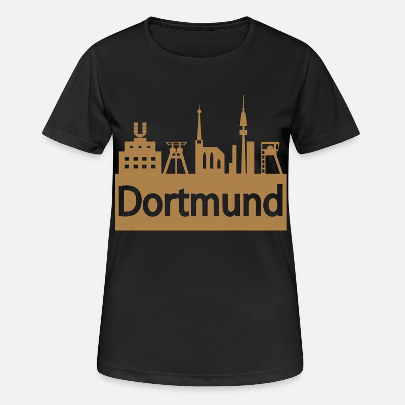 Skyline Dortmund - Women's Breathable T-Shirt - black