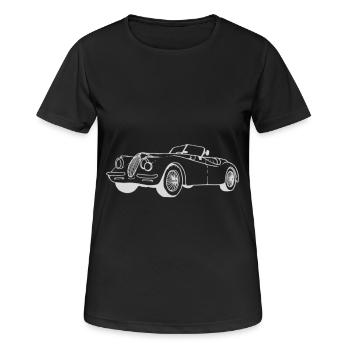 Voiture voiture classique - T-shirt respirant Femme - noir - Devant - AI Model Female 172 light (172cm)