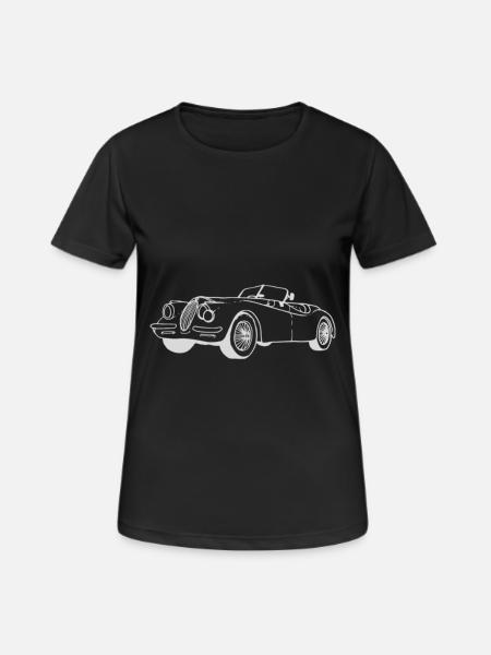 Car classic car - Women's Breathable T-Shirt - black