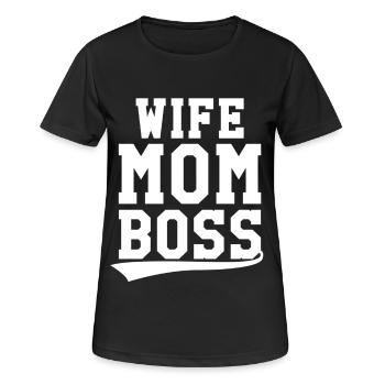 Meilleure maman - T-shirt respirant Femme - noir - Devant - AI Model Female 172 light (172cm)
