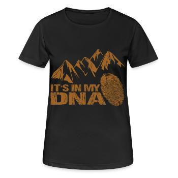 alpinisme - T-shirt respirant Femme - noir - Devant - AI Model Female 172 light (172cm)