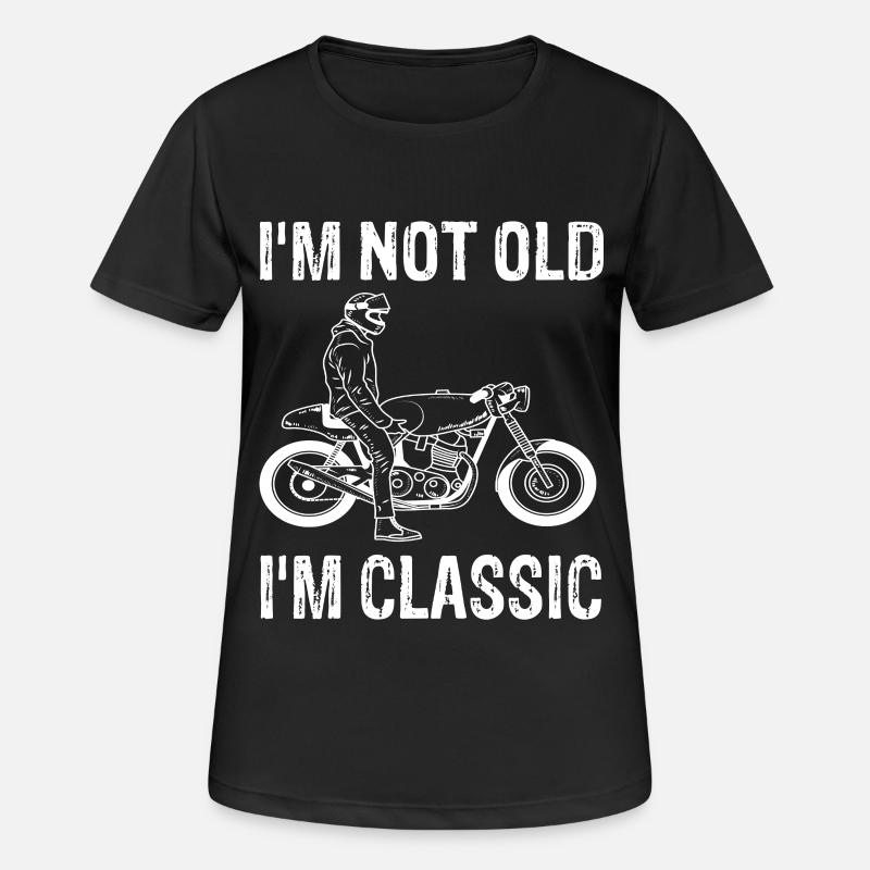 motorcycle - Women's Breathable T-Shirt - black