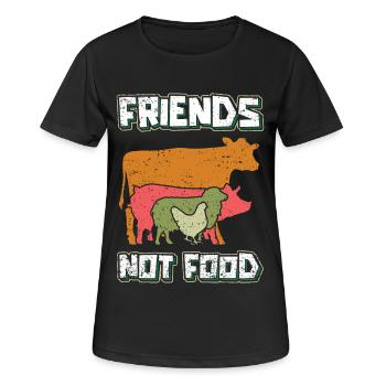 Vegan Veganer Vegan Kochen Veganer - Frauen T-Shirt atmungsaktiv - Schwarz - Vorne - AI Model Female 172 light (172cm)