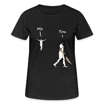 Cricket - Women's Breathable T-Shirt - black - Front - AI Model Female 172 light (172cm)