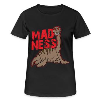Loch Ness Monster Nessi Madness - T-shirt respirant Femme - noir - Devant - AI Model Female 172 light (172cm)