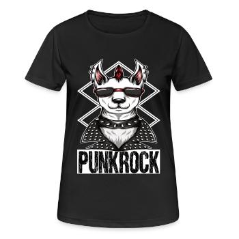 Rock punk rock punk rocker punk rock music punk - Women's Breathable T-Shirt - black - Front - AI Model Female 172 light (172cm)