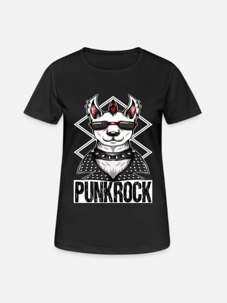 Rock punk rock punk rocker punk rock music punk - Women's Breathable T-Shirt - black