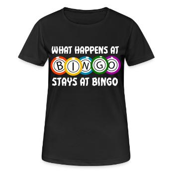 bingo - Women's Breathable T-Shirt - black - Front - AI Model Female 172 light (172cm)