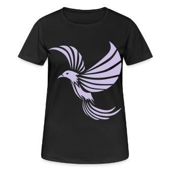 Phoenix by Dk - T-shirt respirant Femme - noir - Devant - AI Model Female 172 light (172cm)