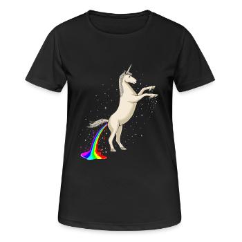 Science Behind Rainbows - Women's Breathable T-Shirt - black - Front - AI Model Female 172 light (172cm)