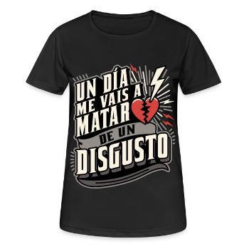 Was für ein Ekel - Frauen T-Shirt atmungsaktiv - Schwarz - Vorne - AI Model Female 172 light (172cm)