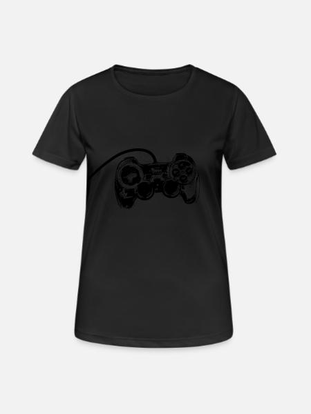 Gamer - Women's Breathable T-Shirt - black