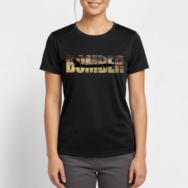 Bomber Tu-95 Women's Breathable T-Shirt