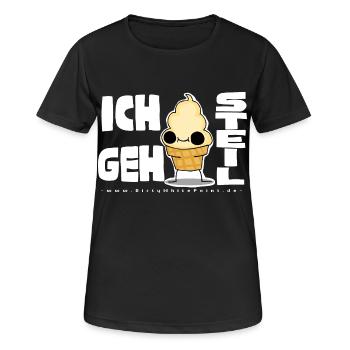 Steil - Premium Longsleeve - Women - Women's Breathable T-Shirt - black - Front - AI Model Female 172 light (172cm)