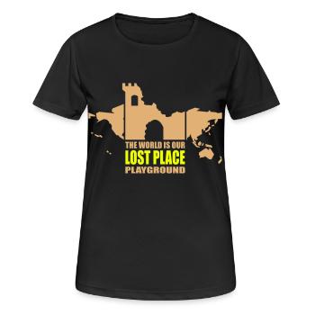 Lost Place - 2colors - 2011 - Women's Breathable T-Shirt - black - Front - AI Model Female 172 light (172cm)