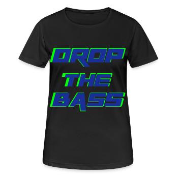 Bass - T-shirt respirant Femme - noir - Devant - AI Model Female 172 light (172cm)