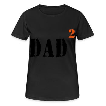 DAD - T-shirt respirant Femme - noir - Devant - AI Model Female 172 light (172cm)