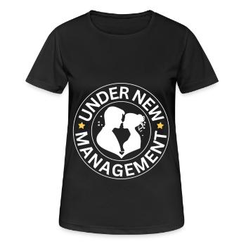 Unter neuer Leitung Hochzeit Design - Frauen T-Shirt atmungsaktiv - Schwarz - Vorne - AI Model Female 172 light (172cm)