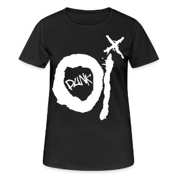 Oi Punk - Frauen T-Shirt atmungsaktiv - Schwarz - Vorne - AI Model Female 172 light (172cm)