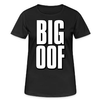 Large oof meme - Women's Breathable T-Shirt - black - Front - AI Model Female 172 light (172cm)