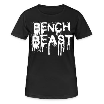 Bank Beast - Culturisme - T-shirt respirant Femme - noir - Devant - AI Model Female 172 light (172cm)