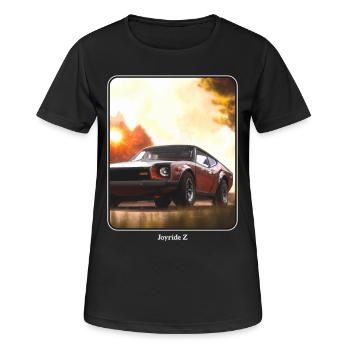 japanisches Auto - der Joyride Z - JDM - Frauen T-Shirt atmungsaktiv - Schwarz - Vorne - AI Model Female 172 light (172cm)