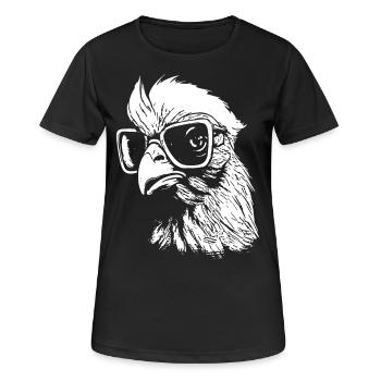 intelligent chicken - Women's Breathable T-Shirt - black - Front - AI Model Female 172 light (172cm)