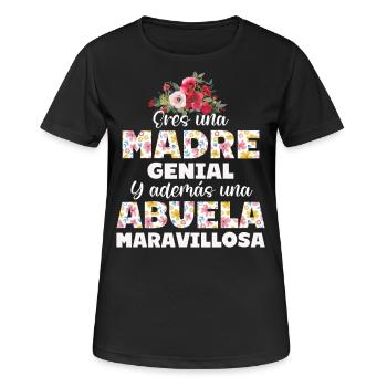 You're a Great Mother and a Wonderful Grandmother - Women's Breathable T-Shirt - black - Front - AI Model Female 172 light (172cm)