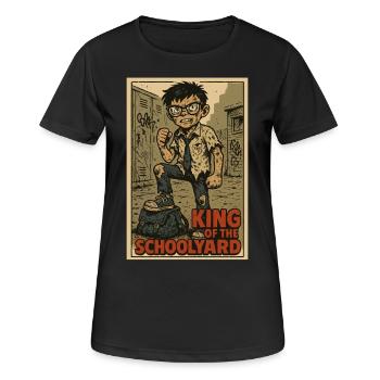 Model pupil and king of the schoolyard - Women's Breathable T-Shirt - black - Front - AI Model Female 172 light (172cm)
