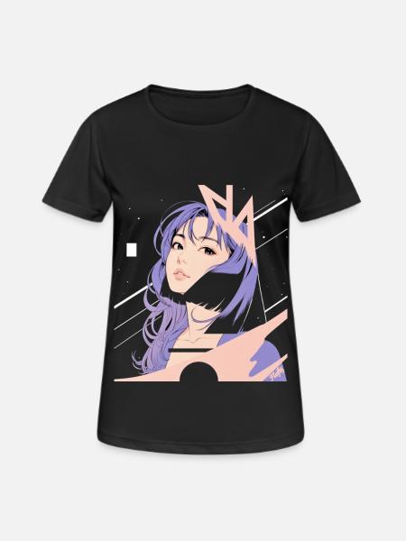 Space Nostalgia ✨ - Women's Breathable T-Shirt - black