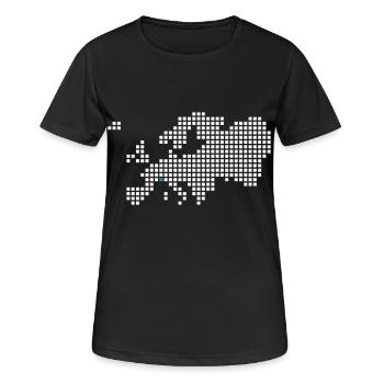 Marseille Nice Toulon Cannes - Frauen T-Shirt atmungsaktiv - Schwarz - Vorne - AI Model Female 172 light (172cm)