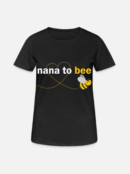 Nana To Bee - Women's Breathable T-Shirt - black