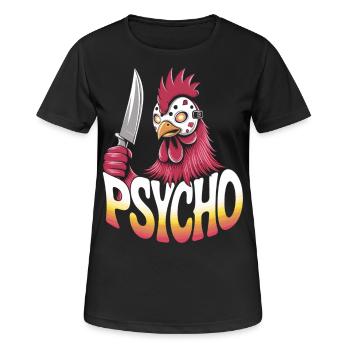 Psycho alarme dans le poulailler - T-shirt respirant Femme - noir - Devant - AI Model Female 172 light (172cm)