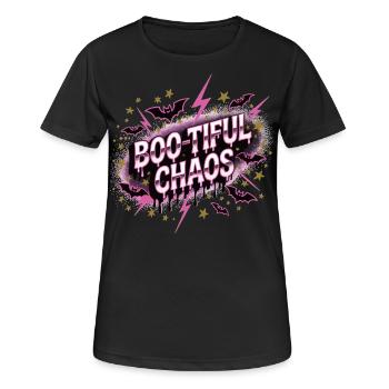 Boo-tiful Chaos Chemise d’Halloween - T-shirt respirant Femme - noir - Devant - AI Model Female 172 light (172cm)