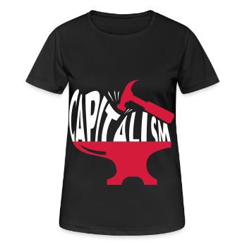 Socialisme/Révolutionnaire/Sovjet/Hammer/Smash - T-shirt respirant Femme - noir - Devant - AI Model Female 172 light (172cm)