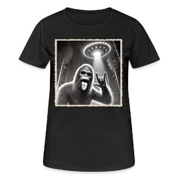 Rock, Rocker, Musique rock, Heavy metal, Rock Hand - T-shirt respirant Femme - noir - Devant - AI Model Female 172 light (172cm)