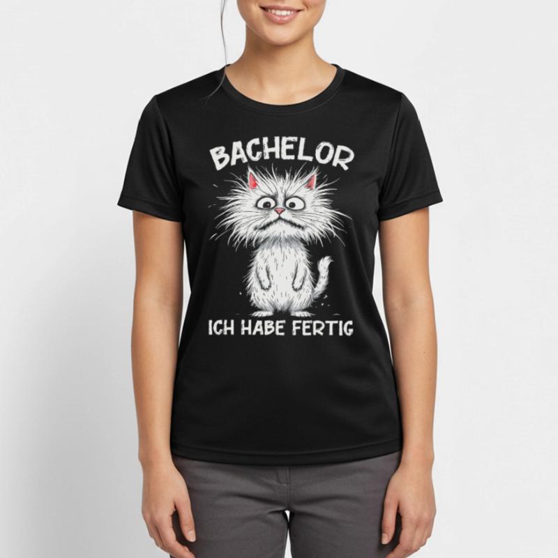 Bachelor Abschluss Absolvent BWL Student Studium Frauen T-Shirt atmungsaktiv