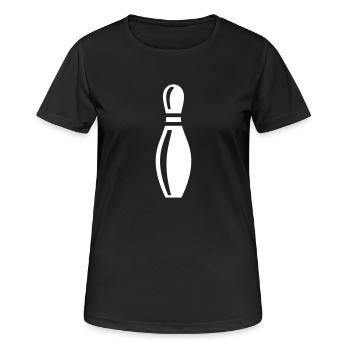 Quille - T-shirt respirant Femme - noir - Devant - AI Model Female 172 light (172cm)