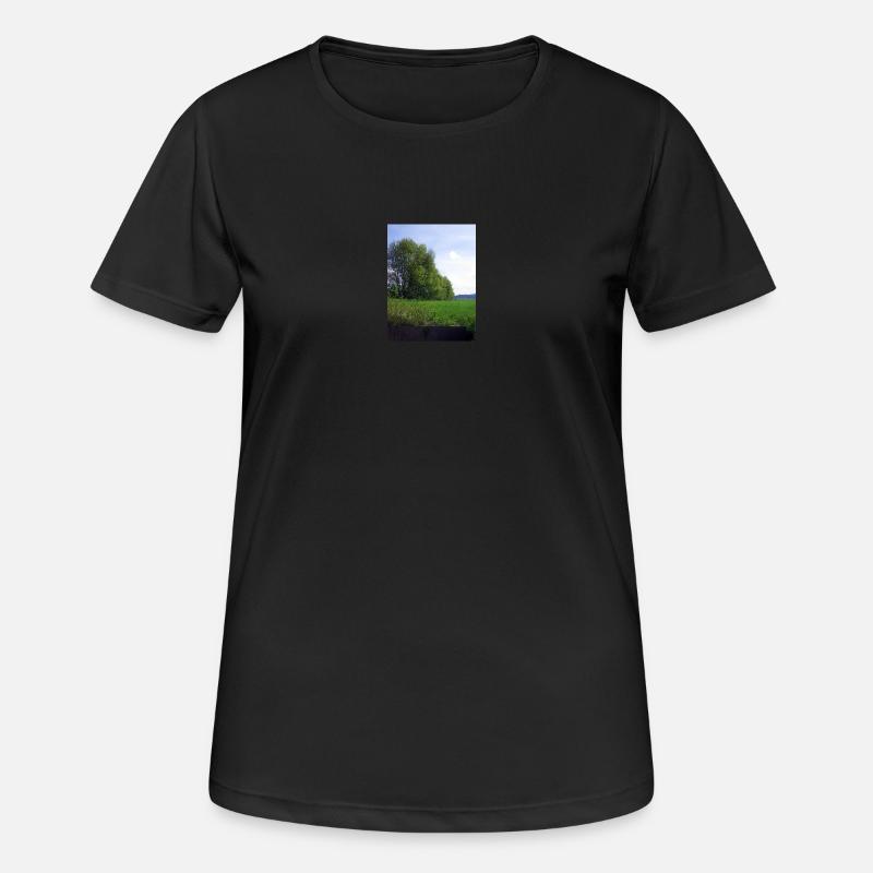 Trees - Women's Breathable T-Shirt - black